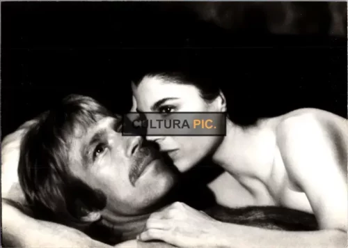 Vintage Original B&W Photo, Chuck Norris and Carol Bagdasarian in "Octagon" by Eric Karson - 1980