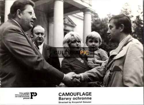BW Photograpy of Mariusz Dmochowski and Magdalena Zawadzka in "Camouflage" by Krzysztof Zanussi - 1977