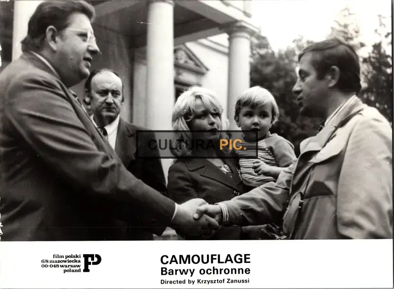BW Photograpy of Mariusz Dmochowski and Magdalena Zawadzka in "Camouflage" by Krzysztof Zanussi - 1977