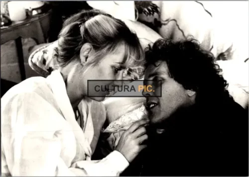 Vintage Original B&W Photo, Joyce Ingalls and Wings Hauser in "Deadly Force" Directed by Paul Aaron - 1983