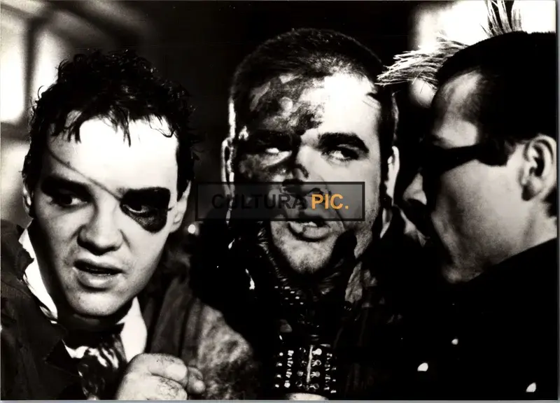 Vintage Original B&W Photo, Stefan Arngrim, Keith Knight and Neil Clifford in "Class 1984" by Mark L. Lester - 1982