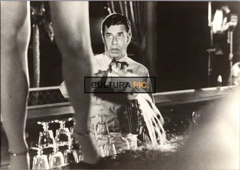Vintage Original B&W Photo, Jerry Lewis in "Hardly Working" by Jerry Lewis - 1980