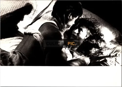 Vintage Original B&W Photo, Grazyna Dlugolecka and Jerzy Zelnik in "The Story of Sin" by Walerian Borowczyk - 1975