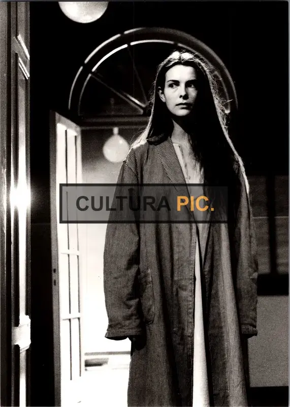 Vintage Original B&W Photo, Carole Bouquet in "Tag der Idioten" by Werner Schroeter - 1981