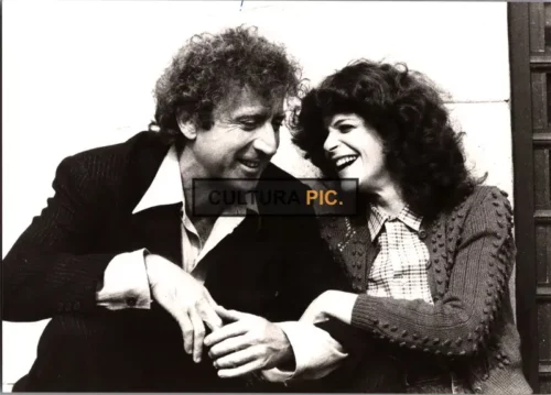 Vintage Original B&W Photo, Gene Wilder and Gilda Radner in "Hanky Panky" by Sidney Poitier - 1982