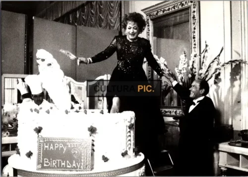 Vintage Original B&W Photo, Marcel Bozzuffi and Michel Serrault in "La Cage aux Folles II" Directed by Édouard Molinaro - 1980