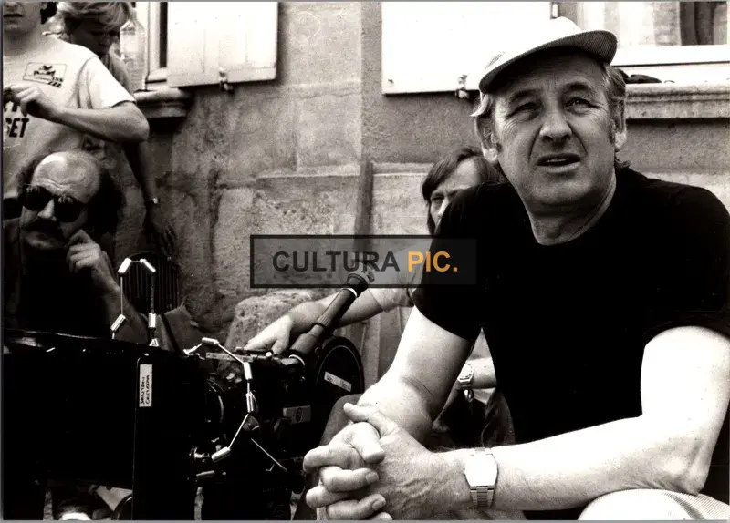 Vintage Original B&W Photo, Andrzej Wajda in "Danton" - 1983