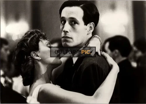 Vintage Original B&W Photo, Gabriel Arcand and Anne Létourneau in "Les Plouffe" by Gilles Carle - 1981