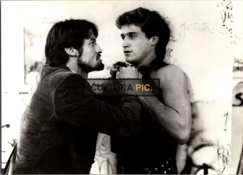Vintage Original B&W Photo, Perry King and Timothy Van Patten in "Class 1984" by Mark L. Lester - 1982