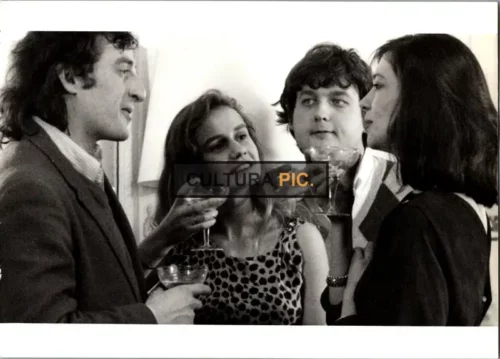 Vintage Original B&W Photo, Sandrine Bonnaire and Dominique Besnehard in "A Nos Amours" by Maurice Pialat - 1983