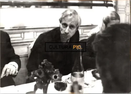 Vintage Original B&W Photo, a French Director Named Michel Deville