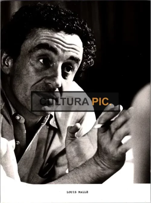 Vintage Original B&W Photo, Louis Malle Film Director - 1990
