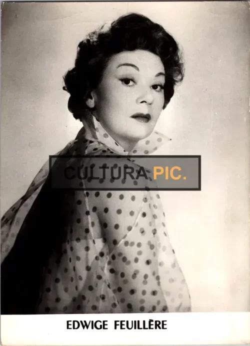 Vintage Original B&W Photo, Edwige Feuillère - 1956