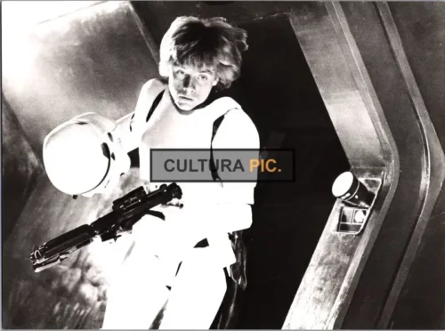 Vintage Original B&W Photo, Luke Skywalker (Mark Hamill) as a Stormtrooper in "Star Wars: Episode IV - A New Hope" Directed and Written by George Lucas - 1977