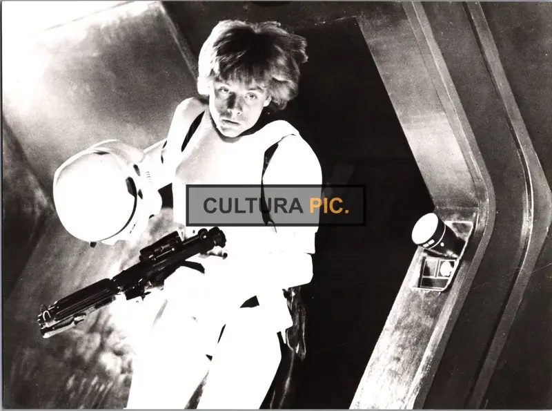 Vintage Original B&W Photo, Luke Skywalker (Mark Hamill) as a Stormtrooper in "Star Wars: Episode IV - A New Hope" Directed and Written by George Lucas - 1977