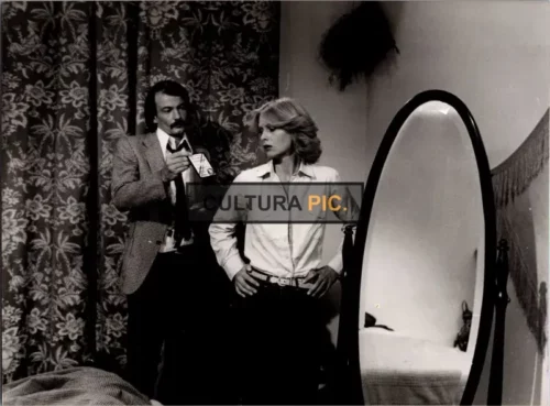 Vintage Original B&W Photo, Silke Humel and Patrick Chesnais in "Ras Le Coeur" Directed and Written by Daniel Colas - 1980