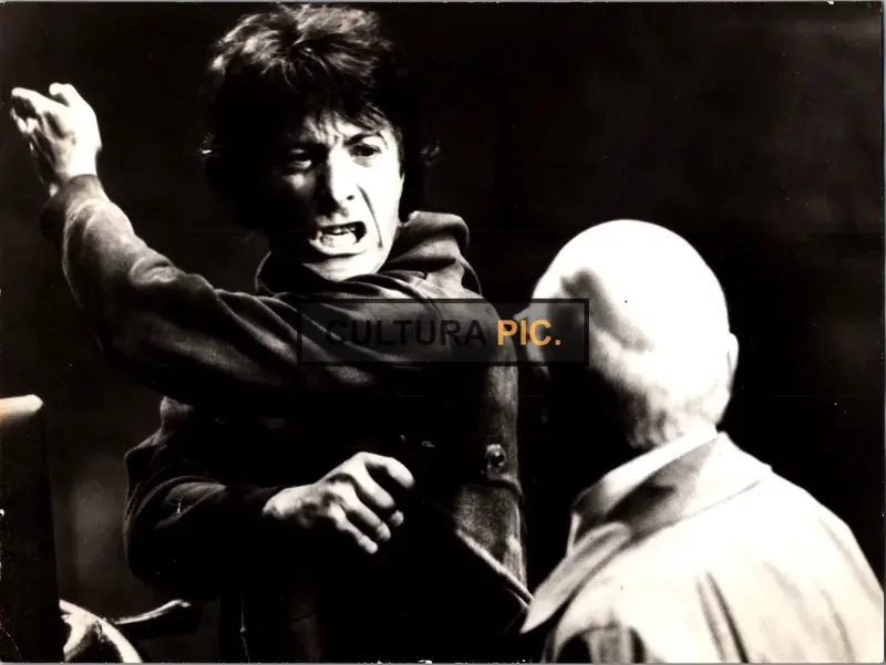 Vintage Original B&W Photo, Laurence Olivier and Dustin Hoffman in "Marathon Man" by John Schlesinger - 1976