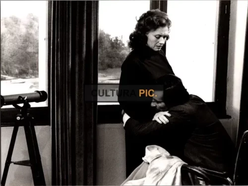 Vintage Original B&W Photo, Jean Rochefort and Geneviève Fontanel in "I Sent a Letter to My Love" by Moshé Mizrahi - 1980