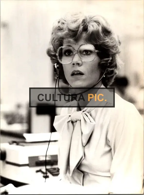 Vintage Original B&W Photo, Jane Fonda in "Nine to Five" by Colin Higgins - 1980