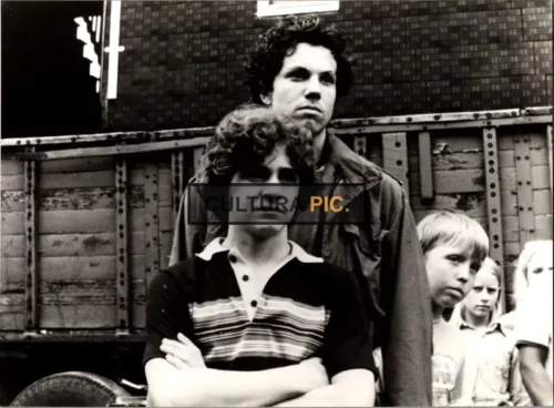 Vintage Original B&W Photo, Adam Baldwin and Chris Makepeace in "My Bodyguard" by Tony Bill - 1980