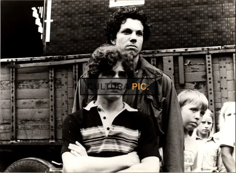 Vintage Original B&W Photo, Adam Baldwin and Chris Makepeace in "My Bodyguard" by Tony Bill - 1980