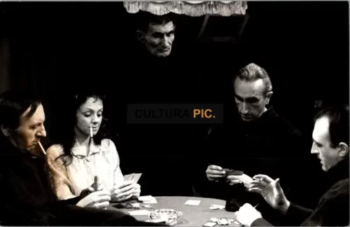 Vintage Original B&W Photo, Paul Le Person, Guy Montagné, Bernard Musson, Marcel Pérès, and Milena Vukotic in "The Phantom of Liberty" by Luis Buñuel - 1974