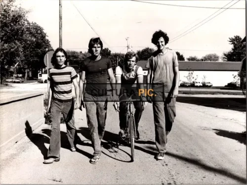 Vintage Original B&W Photo, Dennis Quaid, Dennis Christopher, Jackie Earle Haley, and Daniel Stern in "Breaking Away" by Peter Yates - 1979