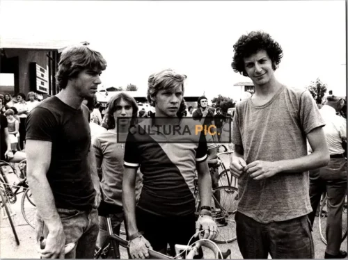 Vintage Original B&W Photo, Dennis Quaid, Dennis Christopher, Jackie Earle Haley, and Daniel Stern in "Breaking Away" by Peter Yates - 1979