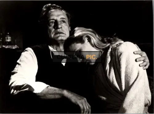 Vintage Original B&W Photo, George C. Scott and Marthe Keller in "The Formula" by John G. Avildsen - 1980