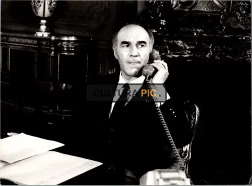Vintage Original B&W Photo, Michel Piccoli in "The Phantom of Liberty" by  Luis Buñuel  - 1974