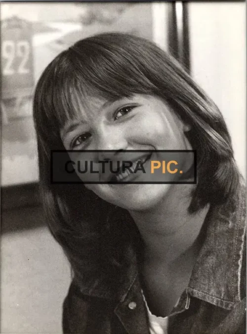 Vintage Original B&W Photo, Sophie Marceau in "La Boum 2" by Claude Pinoteau - 1982