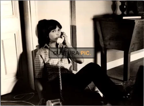 Vintage Original B&W Photo, Sophie Marceau in "La Boum" by Claude Pinoteau - 1980