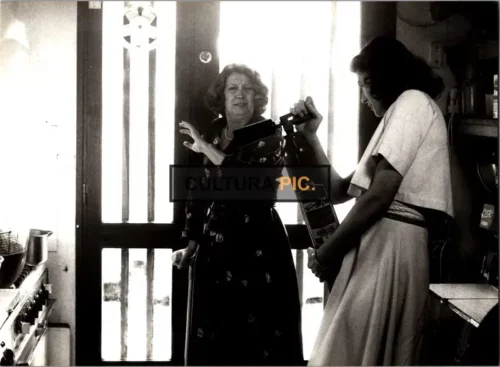 Vintage Original B&W Photo, Véronique Silver and Fanny Ardant in "The Woman Next Door" by François Truffaut - 1981