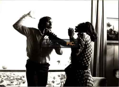 Vintage Original B&W Photo, Fanny Ardant and Gérard Depardieu in "The Woman Next Door" by François Truffaut - 1981