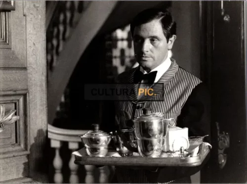 Vintage Original B&W Photo, Victor Lanoux in "Servant and Mistress" by Bruno Gantillon - 1977