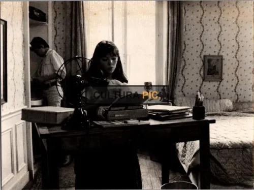 Vintage Original B&W Photo, Corinne Dacla in "L'école est finie" Directed and Written by Olivier Nolin - 1979