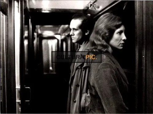 Vintage Original B&W Photo, Aurore Clément in "The Meetings of Anna" Directed and Written by Chantal Akerman - 1978