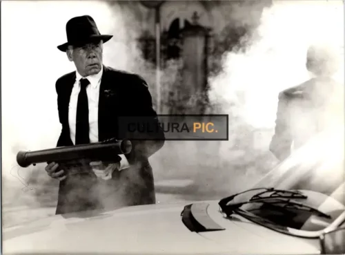 Vintage Original B&W Photo, Lee Marvin in "Canicule" by Yves Boisset - 1984