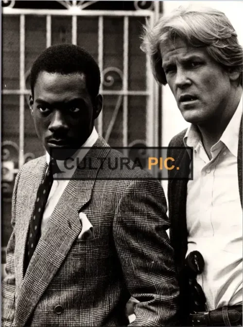 Vintage Original B&W Photo, Eddie Murphy and Nick Nolte in "48 Hrs." by Walter Hill - 1982
