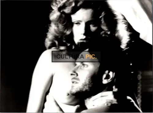 Vintage Original B&W Photo, The Film "Equator" Starring: Francis Huster,Barbara Sukowa and Reinhard Kolldehoff - 1983