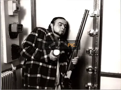Vintage Original B&W Photo, Jacques Villeret in "Rien ne va plus" by Jean-Michel Ribes - 1979