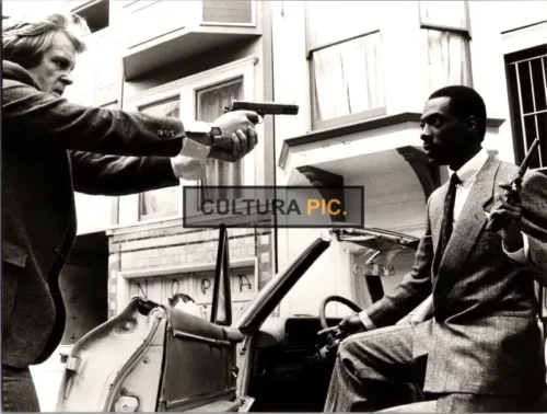Vintage Original B&W Photo, Eddie Murphy and Nick Nolte in "48 Hrs." by Walter Hill - 1982