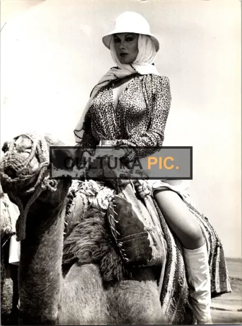 Vintage Original B&W Photo, Gianna Maria Canale an Italian actress Portrait - 1962