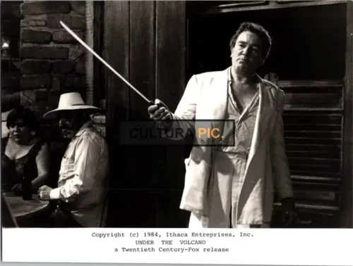 Vintage Original B&W Photo, Albert Finney in "Under the Volcano" by John Huston - 1984