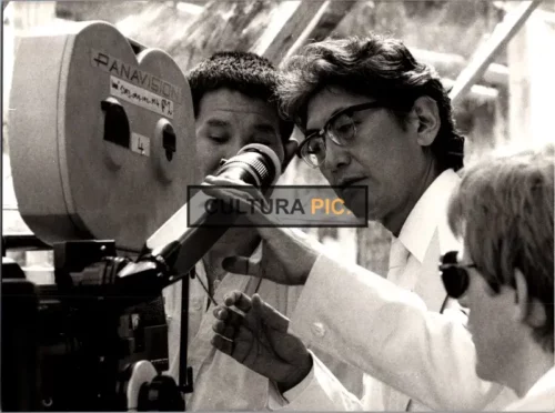 Vintage Original B&W Photo, Nagisa Ōshima a Japanese film director and screenwriter - 1982