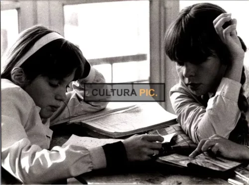 Vintage Original B&W Photo, Eleonore Klarwein and Diane Kurys in "Diabolo Menthe" by Diane Kurys - 1977