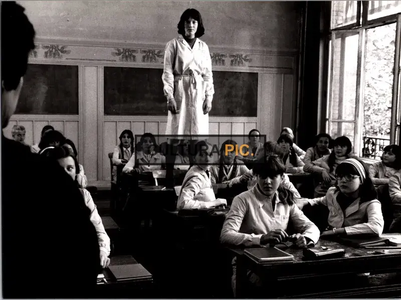 Vintage Original B&W Photo, Valérie Stano in "Diabolo Menthe" by Diane Kurys - 1977
