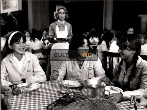 Vintage Original B&W Photo, Eleonore Klarwein, Valerie Stano and Anne Guillard in "Diabolo Menthe" by Diane Kurys - 1977