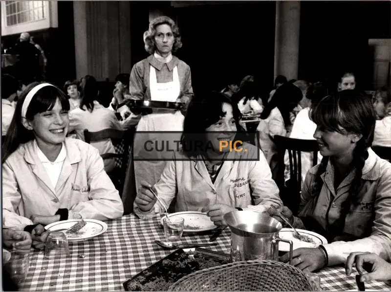 Vintage Original B&W Photo, Eleonore Klarwein, Valerie Stano and Anne Guillard in "Diabolo Menthe" by Diane Kurys - 1977
