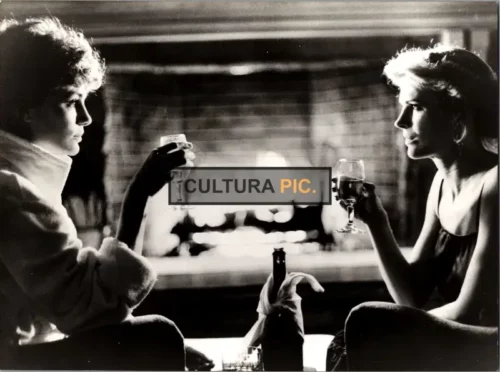 Vintage Original B&W Photo, Candice Bergen and Jacqueline Bisset in "Rich and Famous" by George Cukor - 1981
